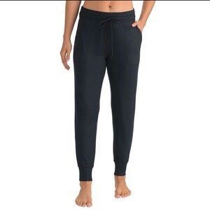 Lole Lounge Jogger Pants Heathered‎ Black Soft Comfort Size Large Women's